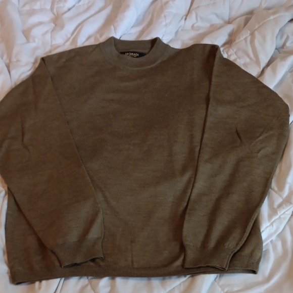 Vintage ITALIAN LUXURY 100 % FINE MERINO WOOL MADE  IN ITALY Crewneck Sweater - Picture 1 of 11